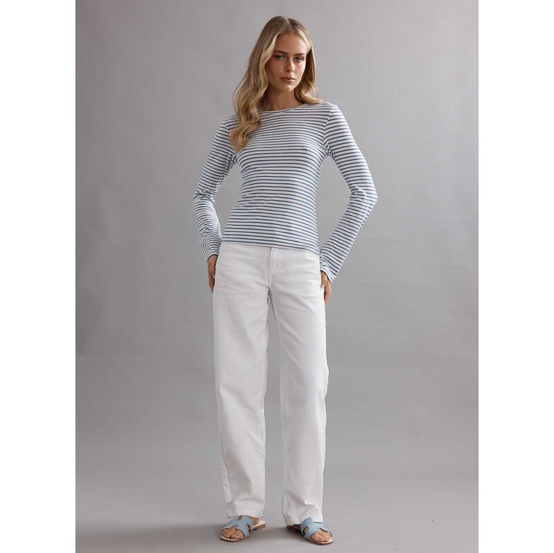Caitlin Crisp Neat Long Sleeve Tee image number 3